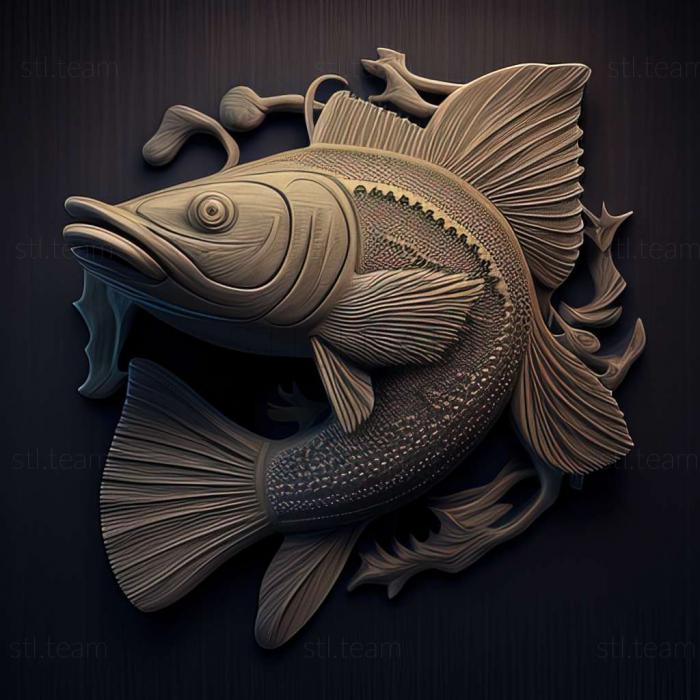 3D модель Сом донна риба (STL)